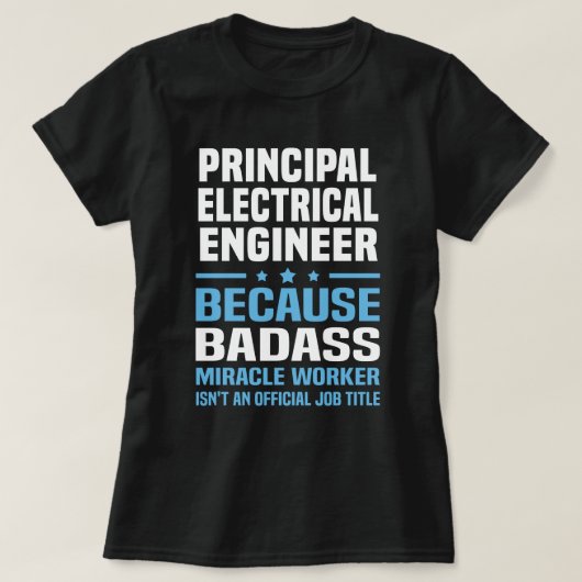 電気主任技術者 Tシャツ (デザイン正面)