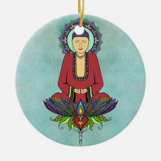 電気仏オーナメント セラミックオーナメント (正面)