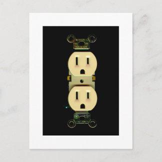 電気会社のカスタムマーケティング ポストカード