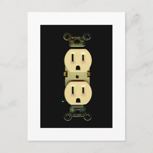 電気会社のカスタムマーケティング ポストカード (正面)