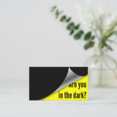 電気会社-電気技師-ボルト 名刺 (スタンド正面)