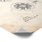 電気伝送特許のテスラシステム – O ポスター (角)