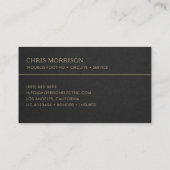 電気修理のプロフェッショナル 名刺 (裏面)