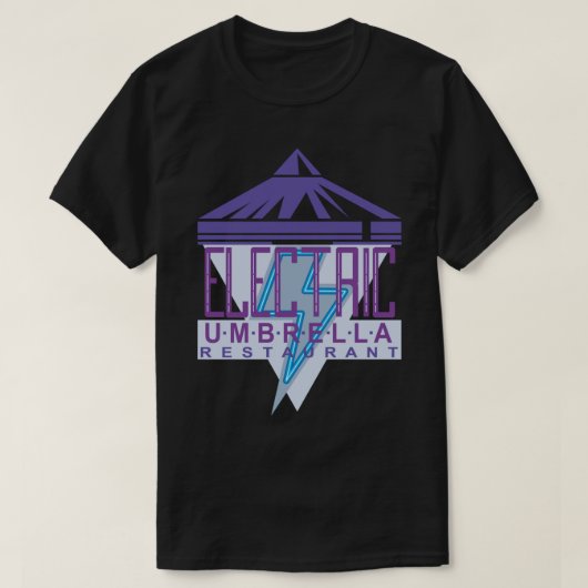 電気傘レストランクラシックTシャツ Tシャツ (デザイン正面)