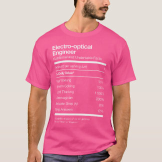電気光学技術者栄養事実工学 Tシャツ