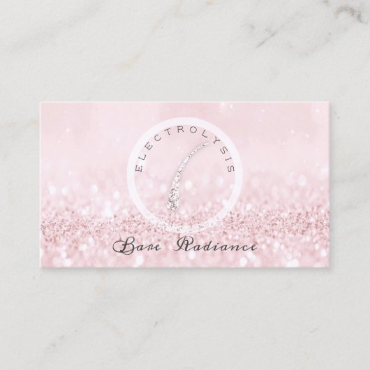 電気分解脱毛アポイントメントピンクワウ 予約カード (正面)