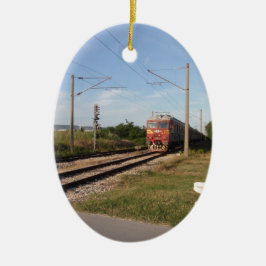 電気列車 セラミックオーナメント