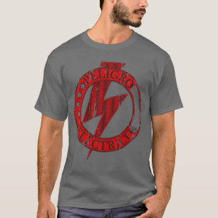 電気危険 Tシャツ