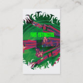 電気名刺のテンプレート 名刺 (裏面)