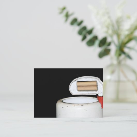 電気器具修理 名刺 (スタンド正面)