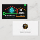 電気回路パワーバルブ 名刺 (正面/裏面)