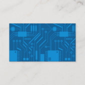 電気回路板青 名刺 (裏面)