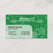 電気回路板 名刺 (正面)