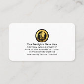 電気回路配線フレーム 名刺 (裏面)