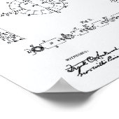 電気回路1903特許アートホワイト紙 ポスター (角)