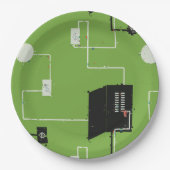 電気回路 ペーパープレート (正面)