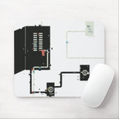 電気回路 マウスパッド (マウス)