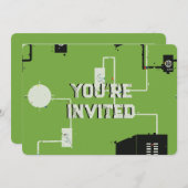 電気回路 招待状 (正面/裏面)