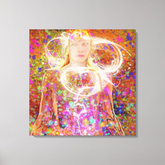電気夢 キャンバスプリント (正面)