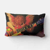 電気天使のギターの英雄のクッション ランバークッション (裏面)