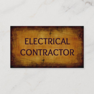 電気契約者アンティーク名刺 名刺
