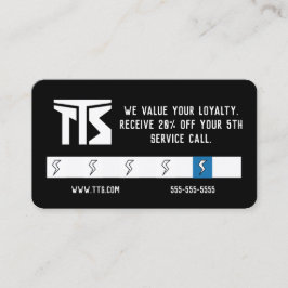 電気契約者プロフェッショナルロイヤリティカード 名刺