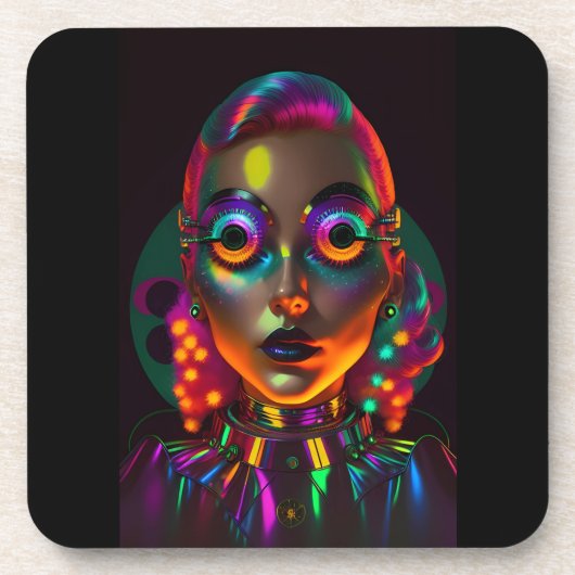 電気女 コースター (正面)