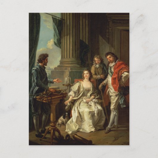 電気実験、シリーズの1つ ポストカード (正面)