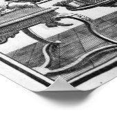 電気実験 ポスター (角)