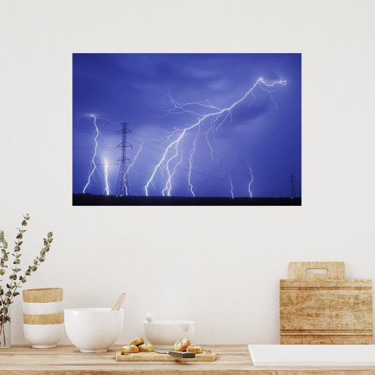 電気対電気 ポスター (キッチン)