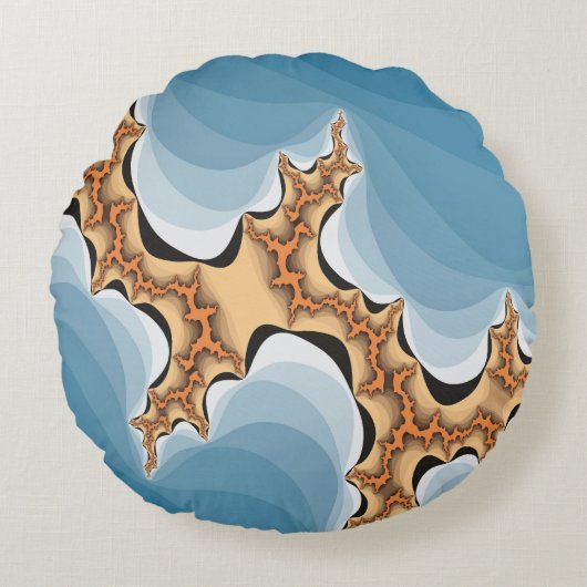 電気嵐 ラウンドクッション (正面)