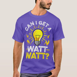 電気工おもしろい士はワットレトロVintを得ることができる Tシャツ