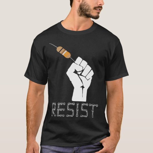 電気工おもしろい士向けレジスタギフトアイディアTe Tシャツ (正面)