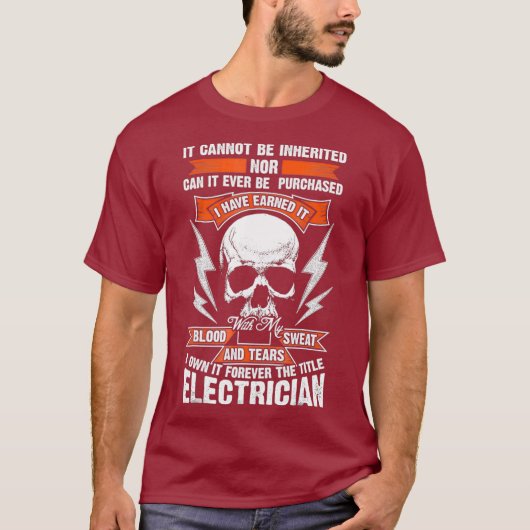 電気工おもしろい社ギフト素晴らし組合ミーム(2) Tシャツ (正面)