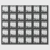 電気工おもしろい社スイッチ電気エンジニアリング ラッピングペーパー (フラット)