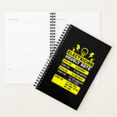 電気工の時給 プランナー手帳 (ディスプレー)