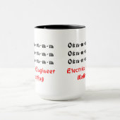 電気工めい想士のマグカップ マグカップ (中央)