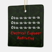 電気工めい想士 セラミックオーナメント (左)