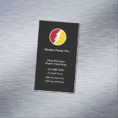 電気工クラシック社の名刺の磁石(垂直) マグネット名刺 (インサイチュ)