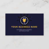 電気工ビジネスカード！ 名刺 (正面)