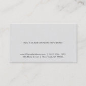 電気工事士の名刺の電球ロゴ 名刺 (裏面)