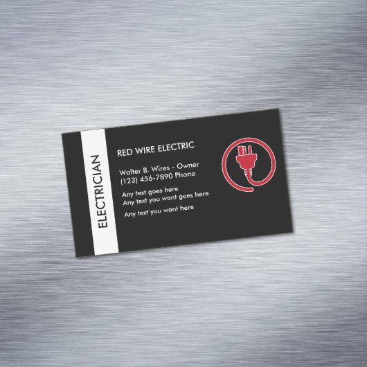 電気工事士の名刺マグネット マグネット名刺 (インサイチュ)