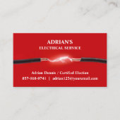 電気工事士の名刺 名刺 (正面)