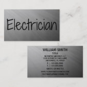 電気工事士の名刺 名刺 (正面/裏面)