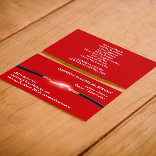 電気工事士の名刺 名刺