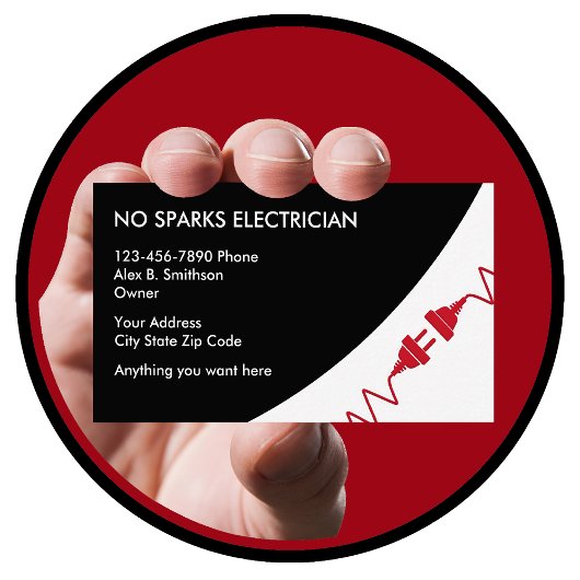 電気工事士の名刺 名刺