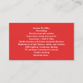 電気工事士の名刺 名刺 (裏面)