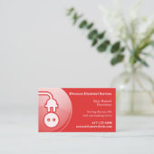 電気工事士の名刺 名刺 (スタンド正面)