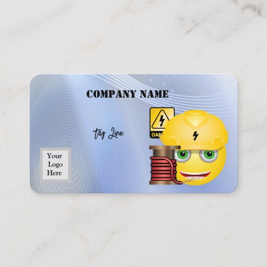 電気工事士の名刺 名刺 (正面)