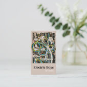 電気工事士の名刺 名刺 (スタンド正面)